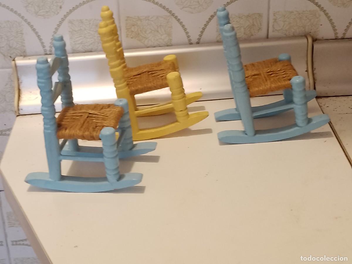 Coleccionismo: MINIATURAS MADERA MECEDORAS CASTELLANAS - Foto 2