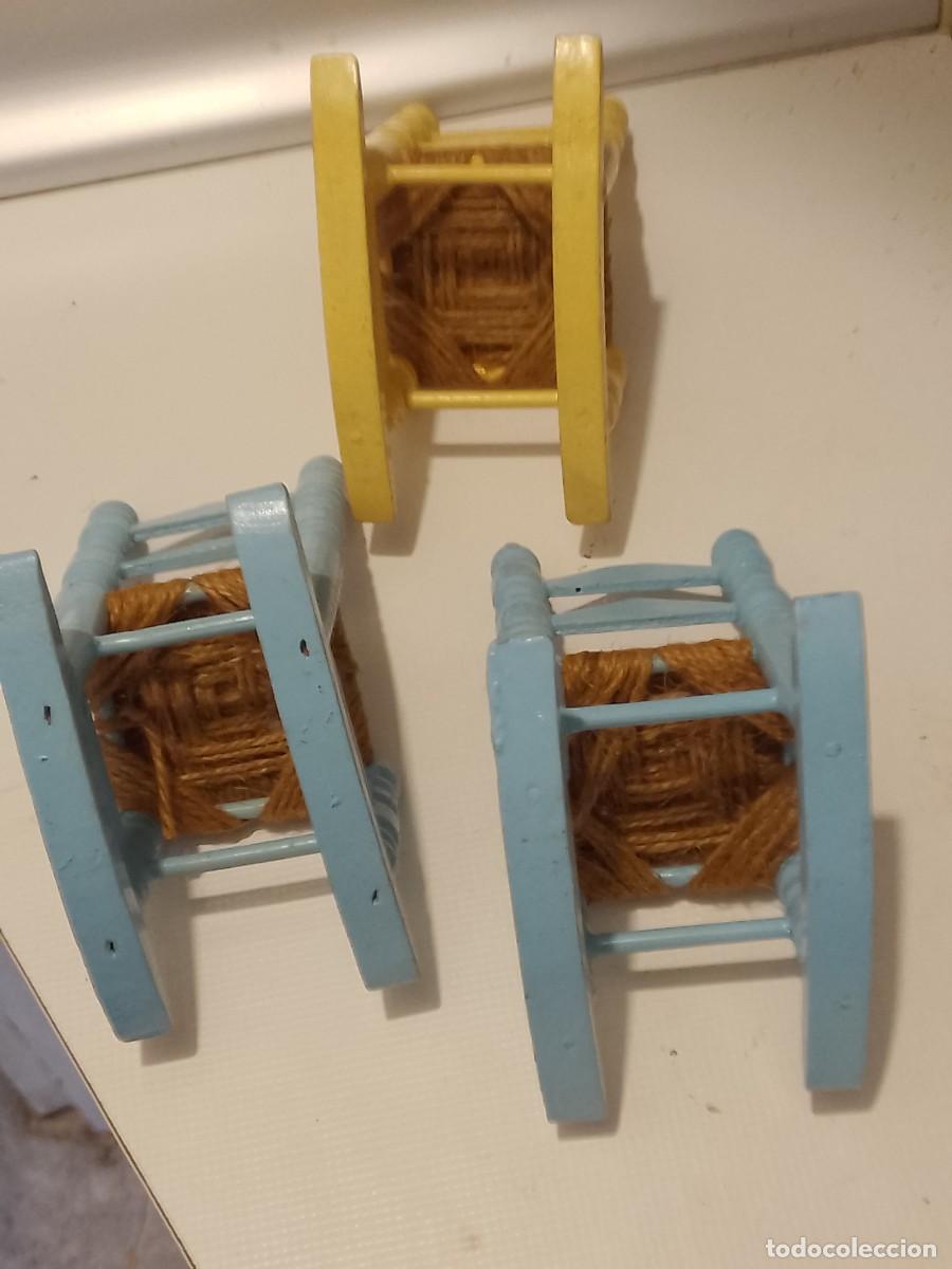Coleccionismo: MINIATURAS MADERA MECEDORAS CASTELLANAS - Foto 5
