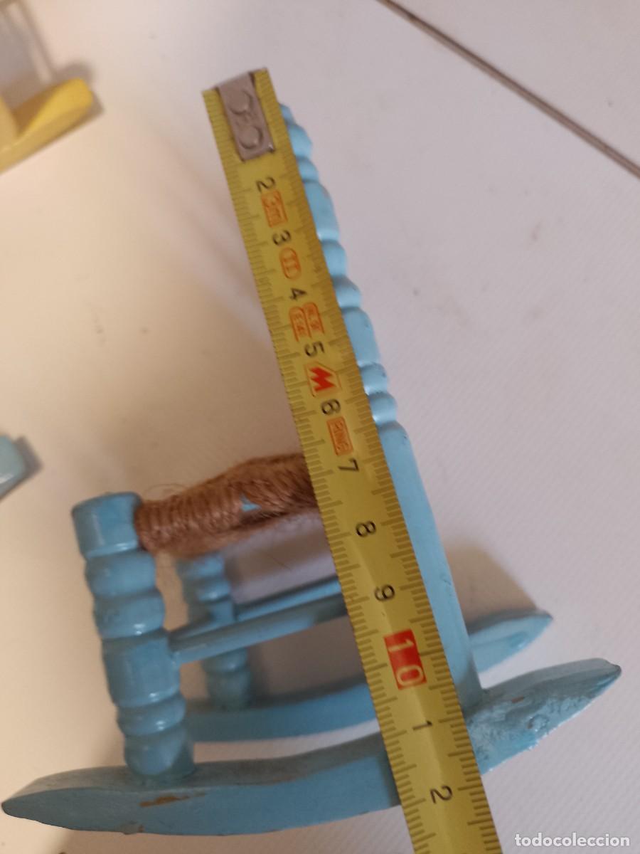 Coleccionismo: MINIATURAS MADERA MECEDORAS CASTELLANAS - Foto 6