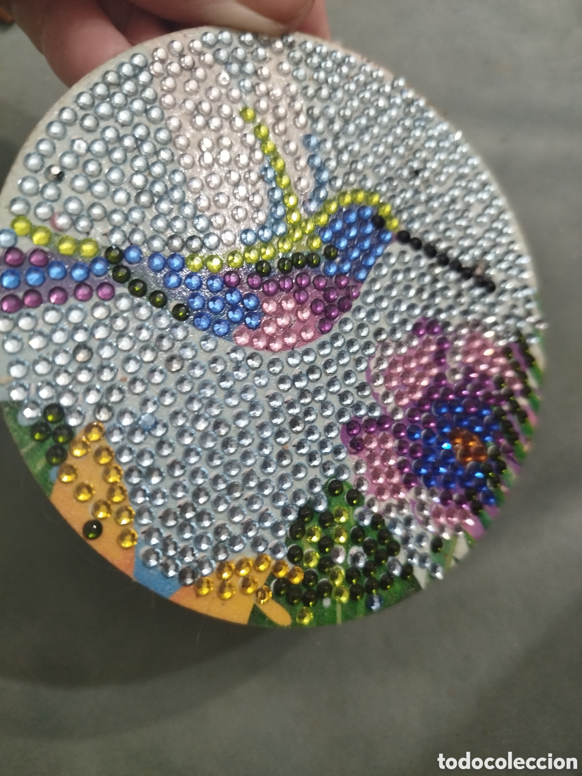Coleccionismo: Posavasos en punto de diamante