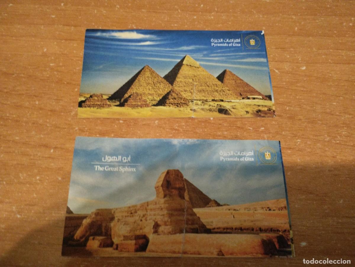 Coleccionismo: Lote 2 entradas Menkaure's Pyramid