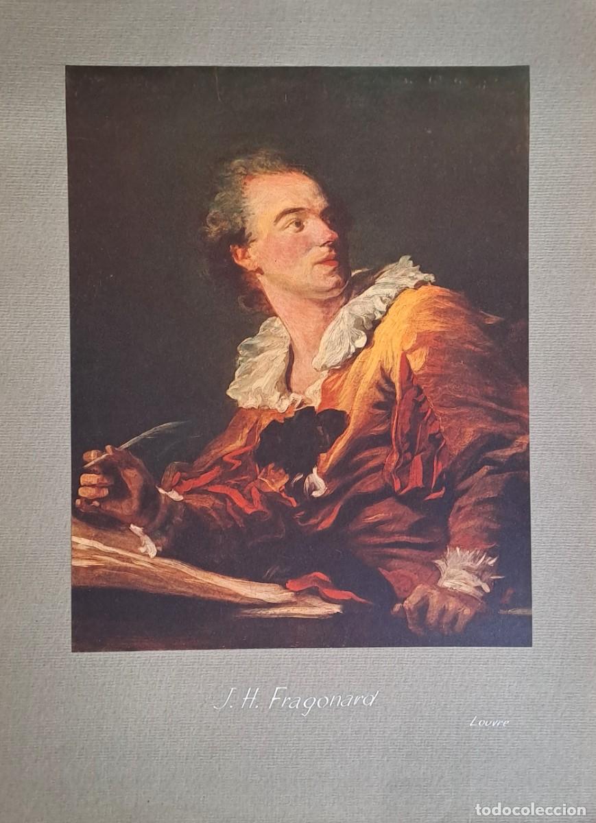 Coleccionismo: REPRODUCCION DE LAMINA ARTISTICA SOBRE CARTULINA J.H. FRAGONARD LOUVRE. LAMINARTE-080