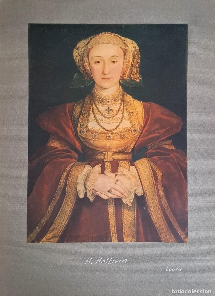 Coleccionismo: REPRODUCCION DE LAMINA ARTISTICA SOBRE CARTULINA H. HOLBEIN LOUVRE. LAMINARTE-081
