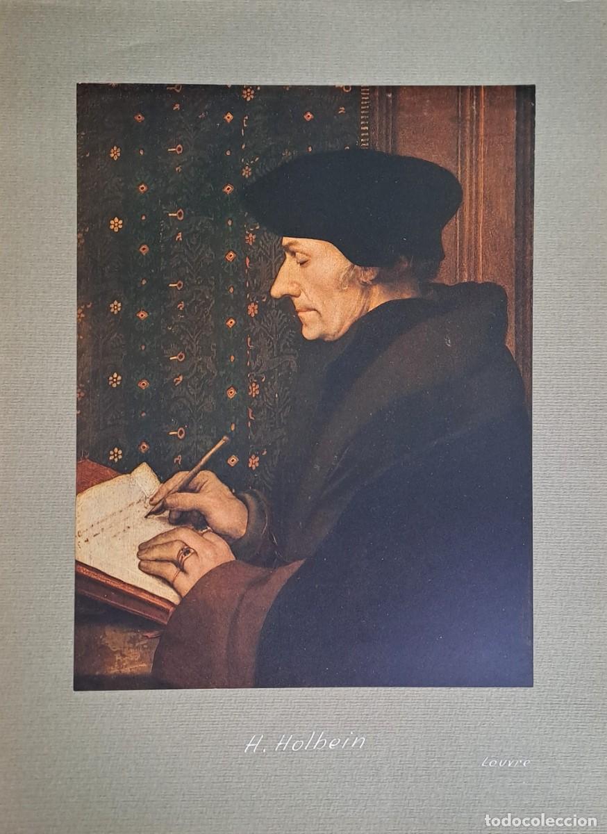 Coleccionismo: REPRODUCCION DE LAMINA ARTISTICA SOBRE CARTULINA H. HOLBEIN LOUVRE. LAMINARTE-085