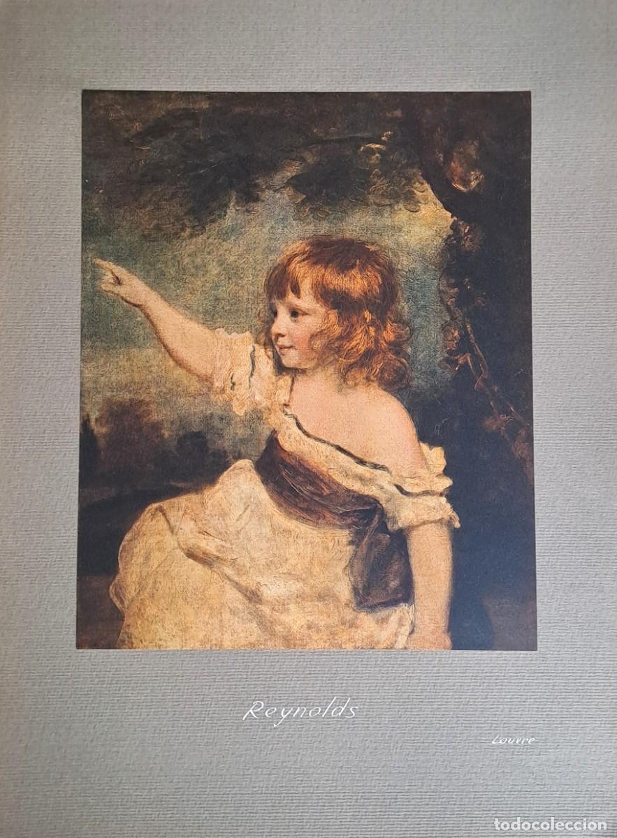Coleccionismo: REPRODUCCION DE LAMINA ARTISTICA SOBRE CARTULINA REYNOLDS LOUVRE. LAMINARTE-089