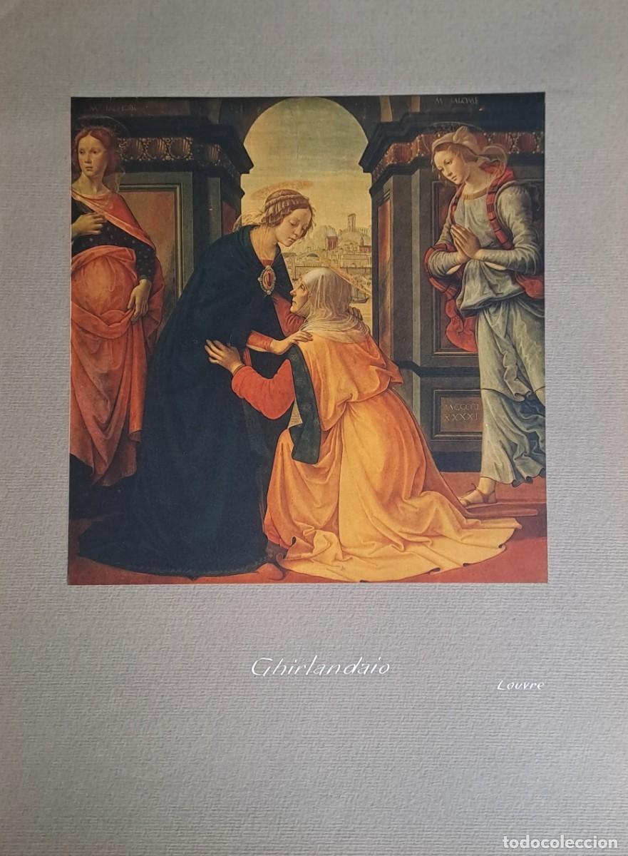 Coleccionismo: REPRODUCCION DE LAMINA ARTISTICA SOBRE CARTULINA GHIRLANDAIO LOUVRE. LAMINARTE-090