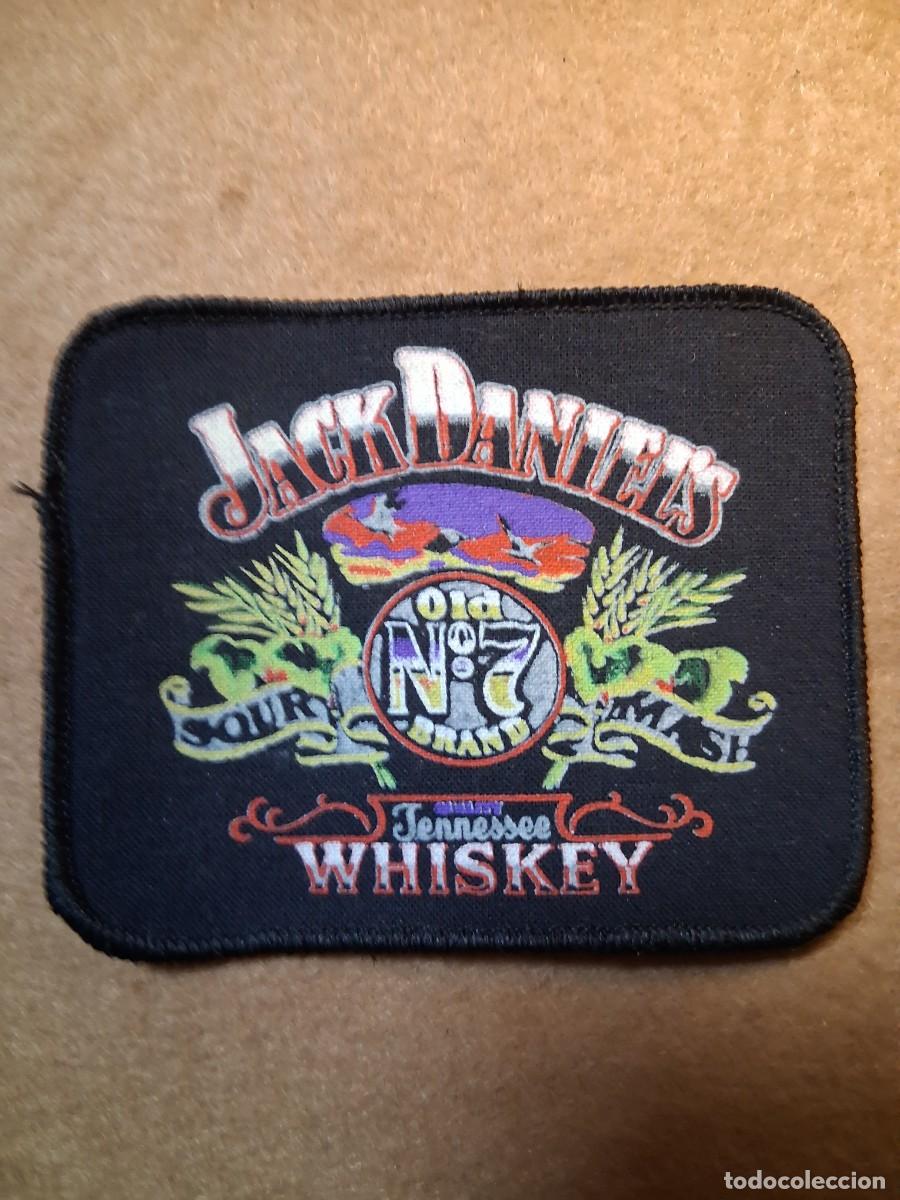 Coleccionismo: PARCHE JACK DANIEL&acute;S ,OLD N&ordm; 7 BRAND. EN TELA, TAMA&Ntilde;O 10 X 8 CMS.