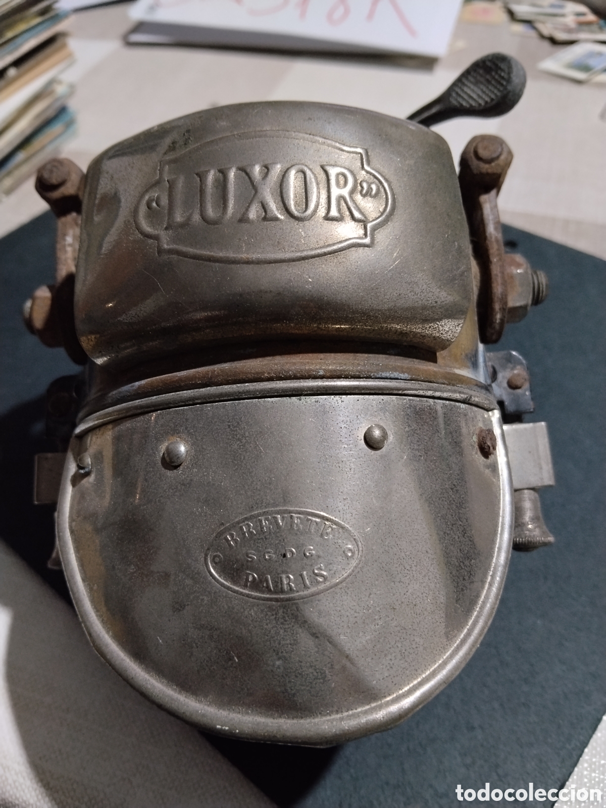 Sammeln: Faro motocicleta LUXOR Brevete S.G.D.G. Paris