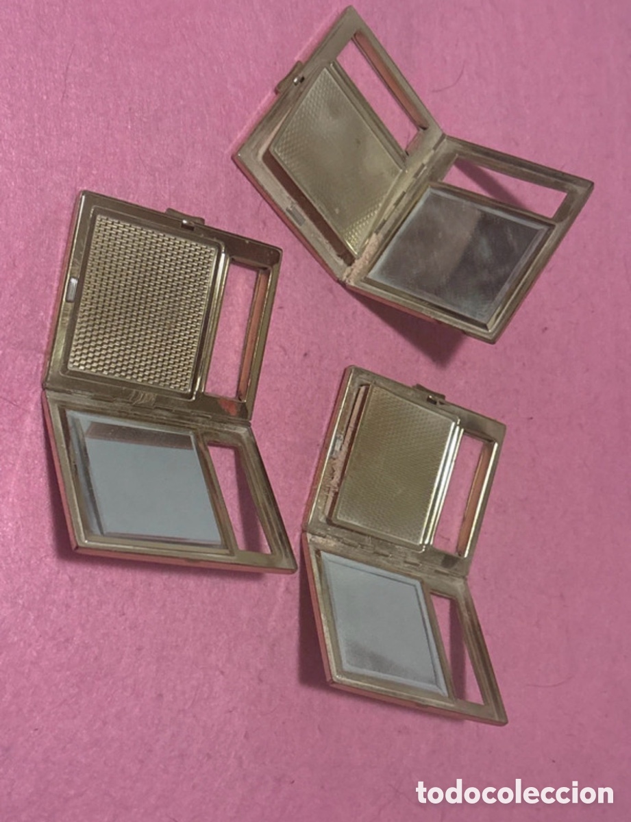 Coleccionismo: Lote de polveras con espejo maquillaje