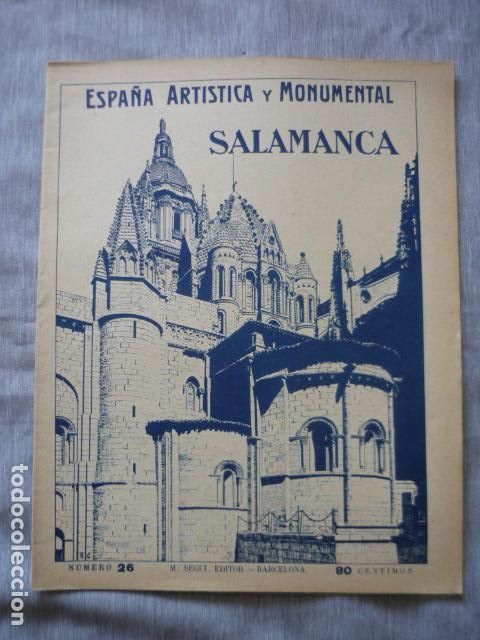 Coleccionismo: ESPA&Ntilde;A ARTISTICA Y MONUMENTAL SALAMANCA N&ordm; 26 SEGUI EDITOR BARCELONA