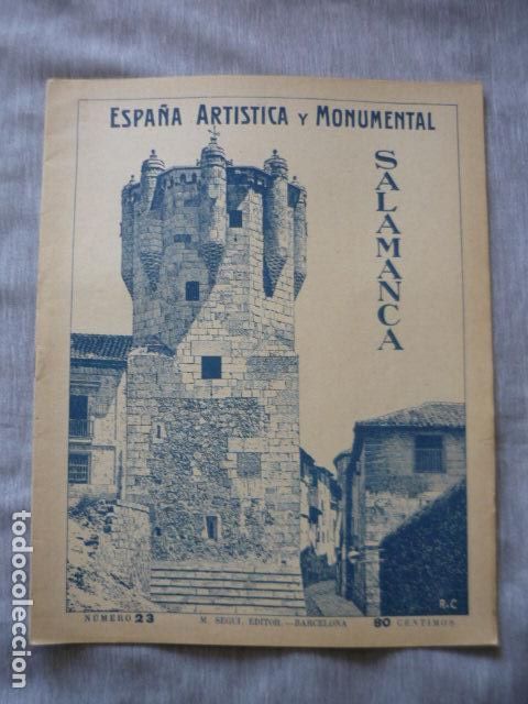 Coleccionismo: ESPA&Ntilde;A ARTISTICA Y MONUMENTAL SALAMANCA N&ordm; 23 SEGUI EDITOR BARCELONA