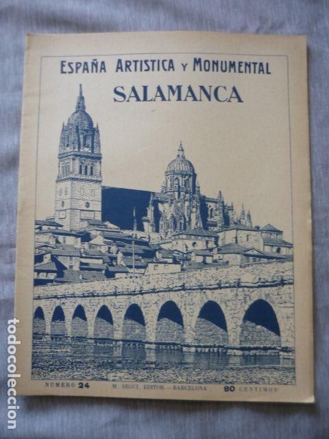 Coleccionismo: ESPA&Ntilde;A ARTISTICA Y MONUMENTAL SALAMANCA N&ordm; 24 SEGUI EDITOR BARCELONA