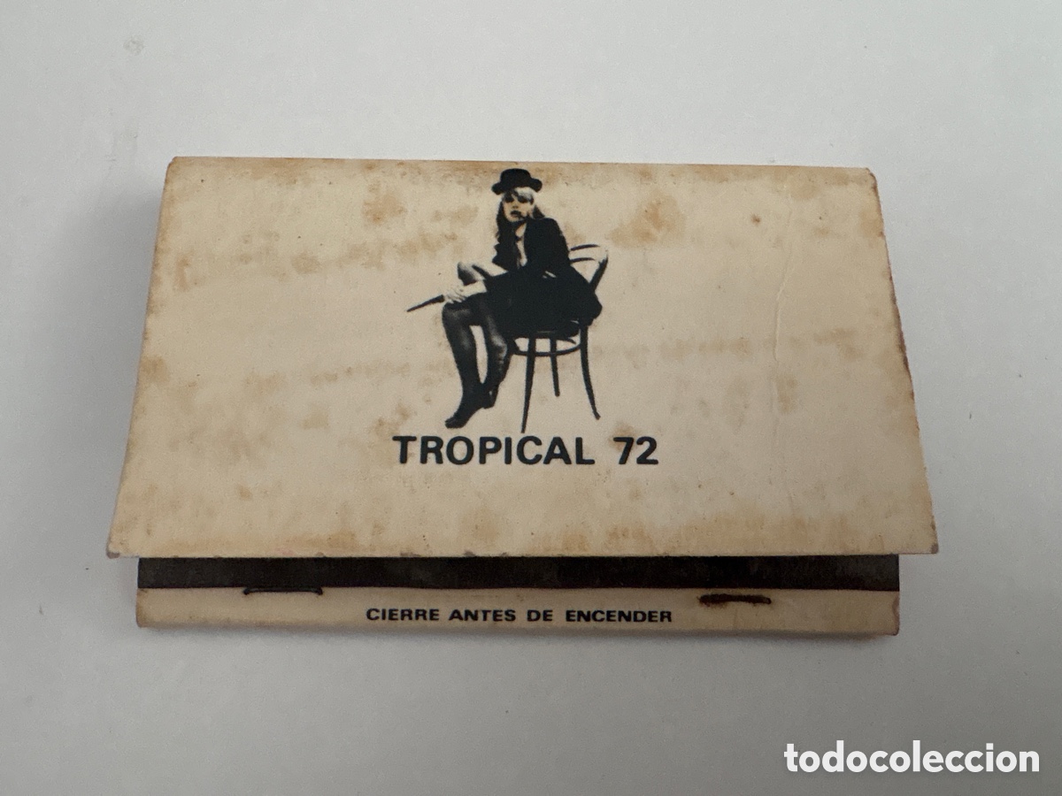 Coleccionismo: CAJA DE CERILLAS PUBLICIDAD DISCOTECA TROPICAL 2 ( GAV&Agrave;, BAR PUB CLUB )