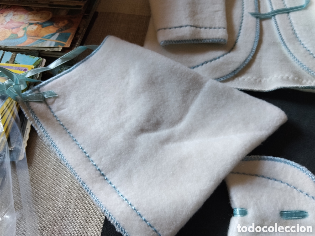 Coleccionismo: Vestido de beb&eacute; cigue&ntilde;itas 100% algod&oacute;n - Foto 3