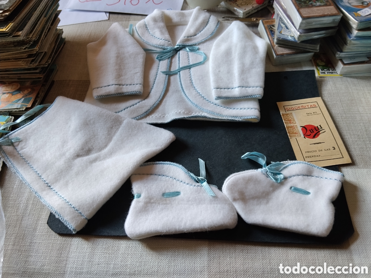 Colecionismo: Vestido de beb&eacute; cigue&ntilde;itas 100% algod&oacute;n