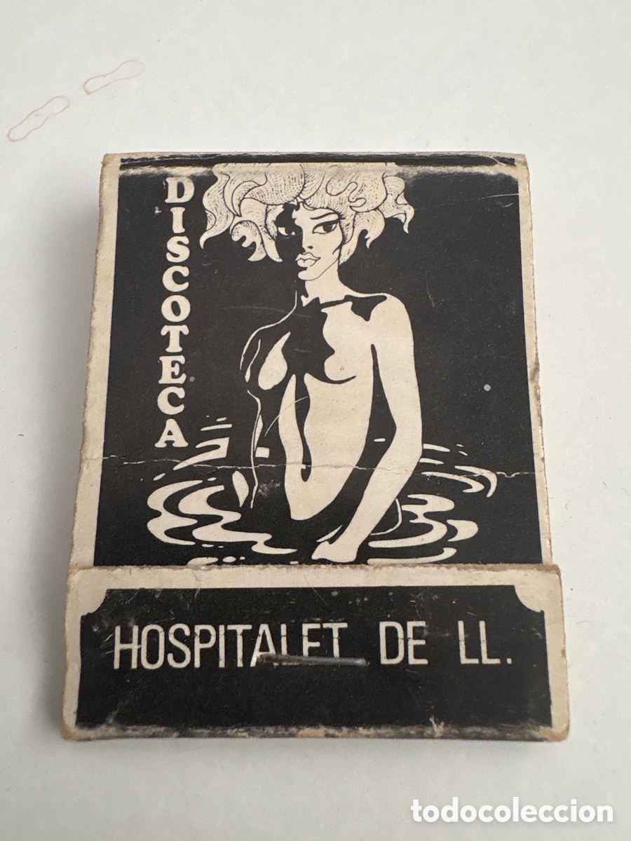 Coleccionismo: CAJA DE CERILLAS PUBLICIDAD DISCOTECA SAINT TROP , HOSPITALET LLOBREGAT ( BAR MUSICAL PUB CLUB MUSIC