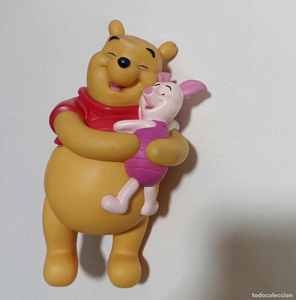 Coleccionismo: bote jabon winnie pooh poh piglet disney cerdito winie mu&ntilde;eco figura a&ntilde;os 90