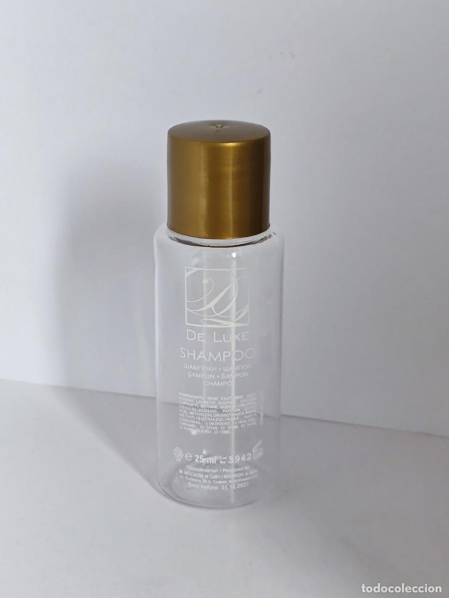 Coleccionismo: ENVASE PLASTICO VACIO - CHAMPU - DE LUXE / MOSKOV & SON - BULGARIA