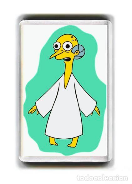 Coleccionismo: IMAN ACRILICO NEVERA - DIBUJOS ANIMADOS - LOS SIMPSON SE&Ntilde;OR MONTGOMERY BURNS RESPLANDENCIENTE