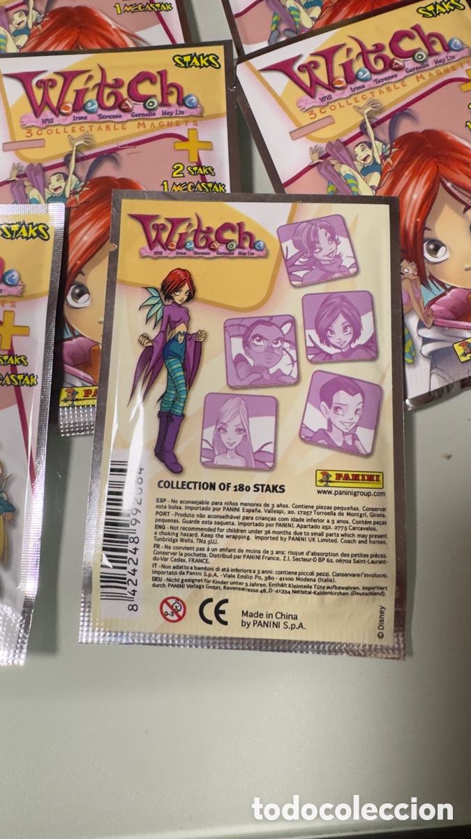 Coleccionismo: Lote de 25 sobres Witch Stack sin abrir - Foto 4