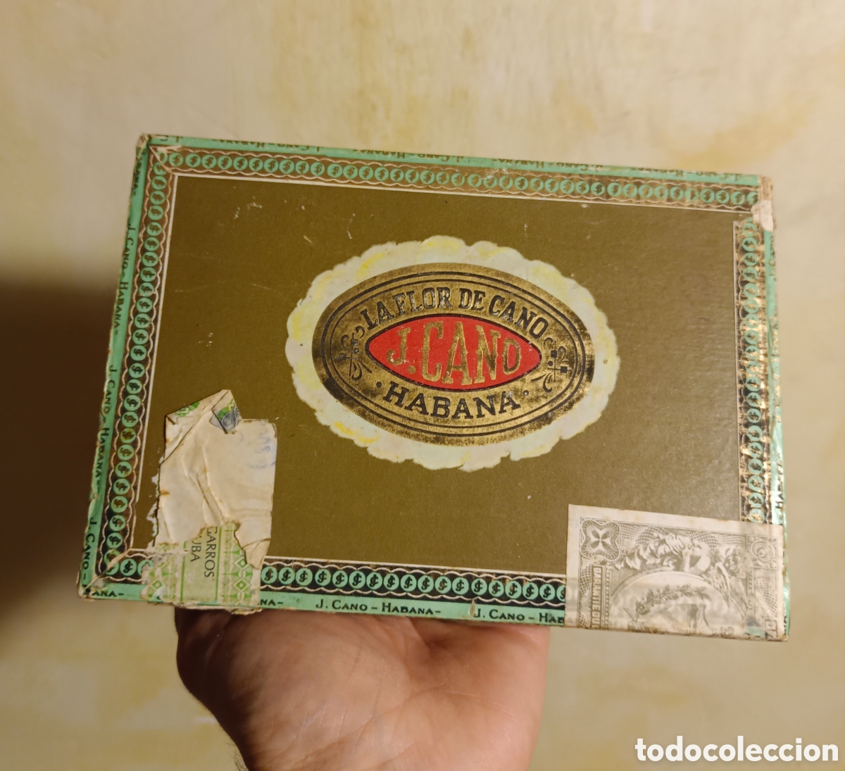 Coleccionismo: Caja vacia puros la flor del cano Habana Cuba
