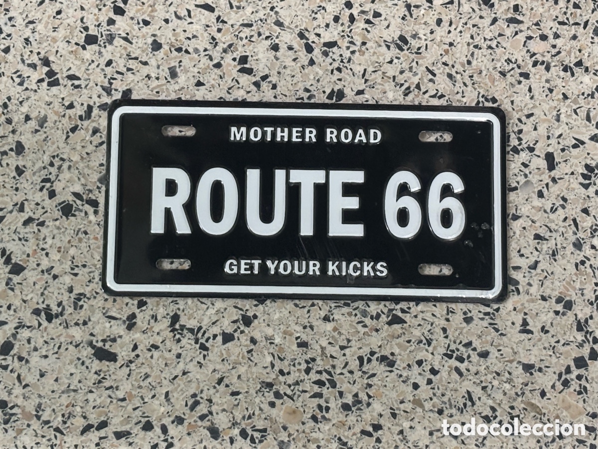 Coleccionismo: Iman Decorativo Nevera Ruta 66 Route 66 Mother Road Metal Relieve Vintage⁠