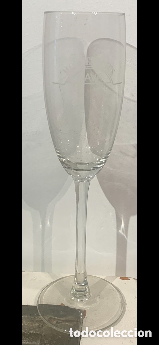Coleccionismo: Copas de cava (6). Publicidad MONTESQUIEU.