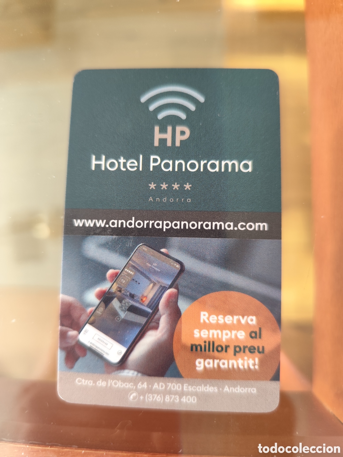 Coleccionismo: Llave de hotel de Andorra - Foto 1