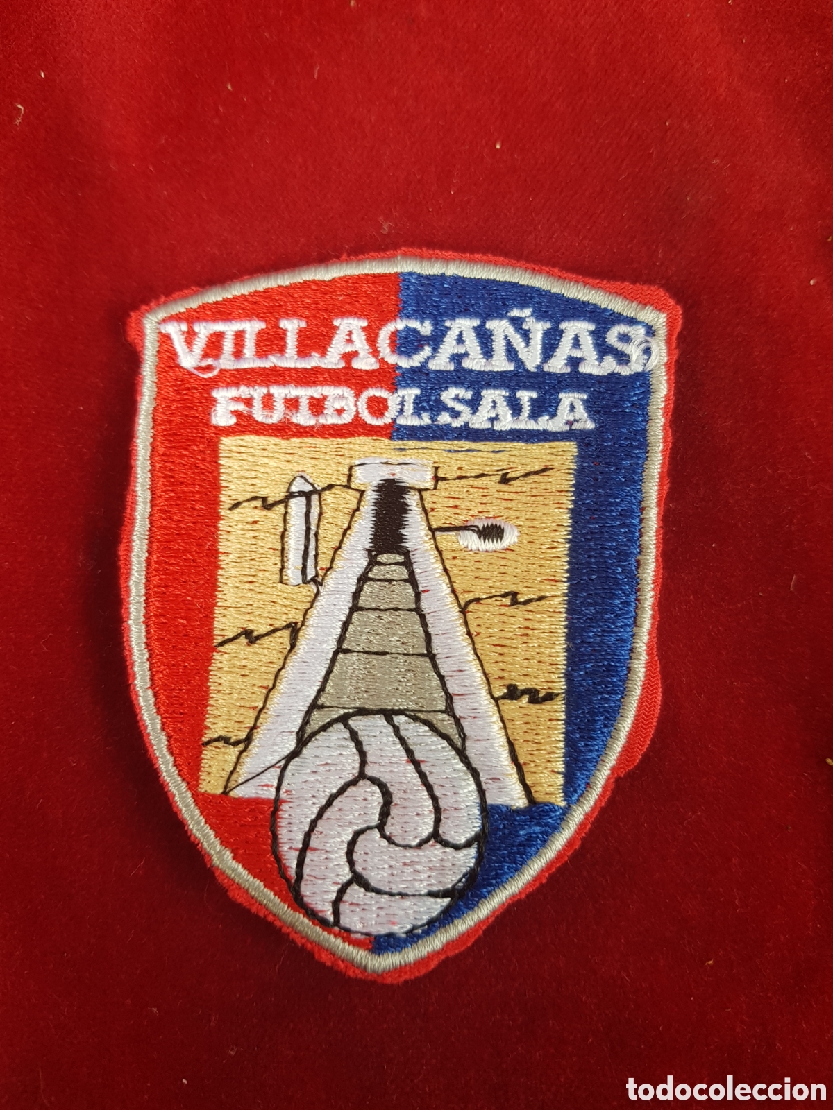 Coleccionismo: PARCHE BORDADO DEL VILLACA&Ntilde;AS - Foto 1