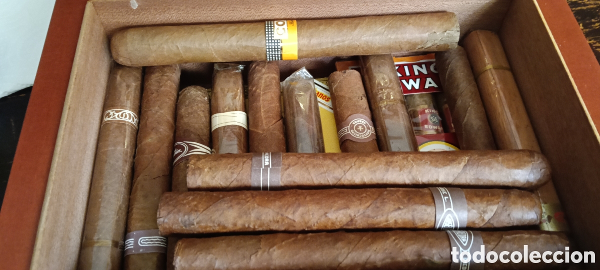Coleccionismo: Puros + humidificador - Foto 7
