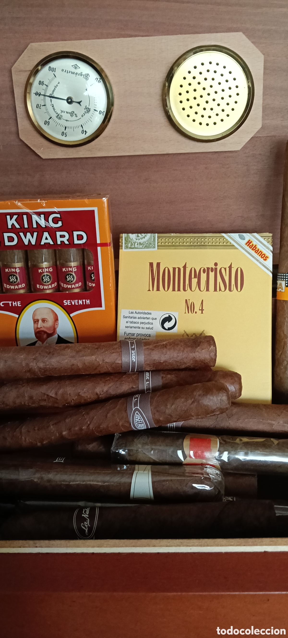 Coleccionismo: Puros + humidificador - Foto 1
