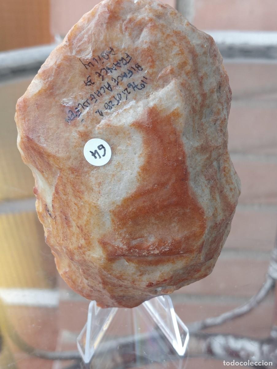 Sammeln: Prehistoria Paleol&iacute;tica inferior - Biface de Francia Abilly - 11 cm Lote 153/2