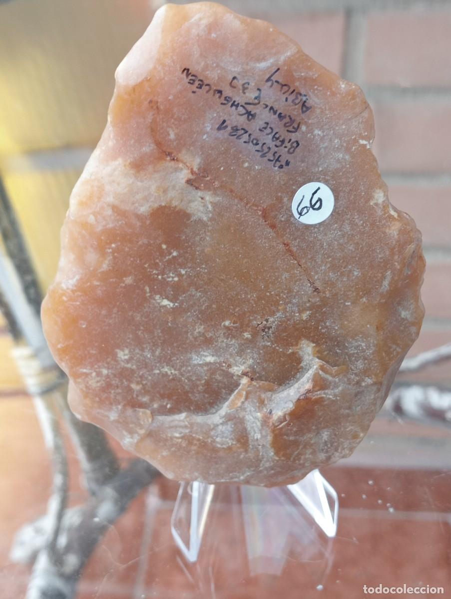Coleccionismo: Prehistoria Paleol&iacute;tica inferior - Biface de Francia Abilly - 11 cm Lote 153/3