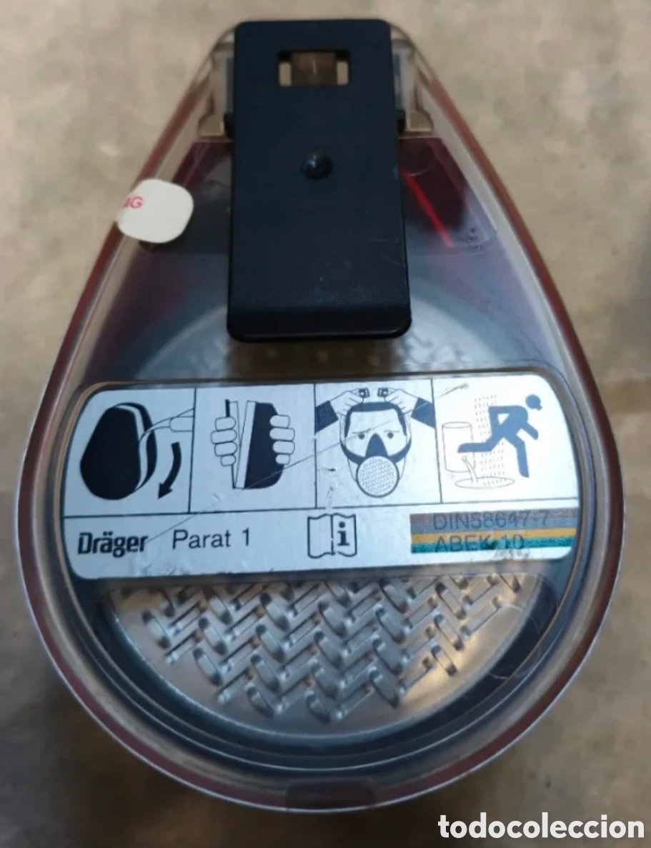 Coleccionismo: Mascarilla Dr&auml;ger Parat 1 - Foto 1