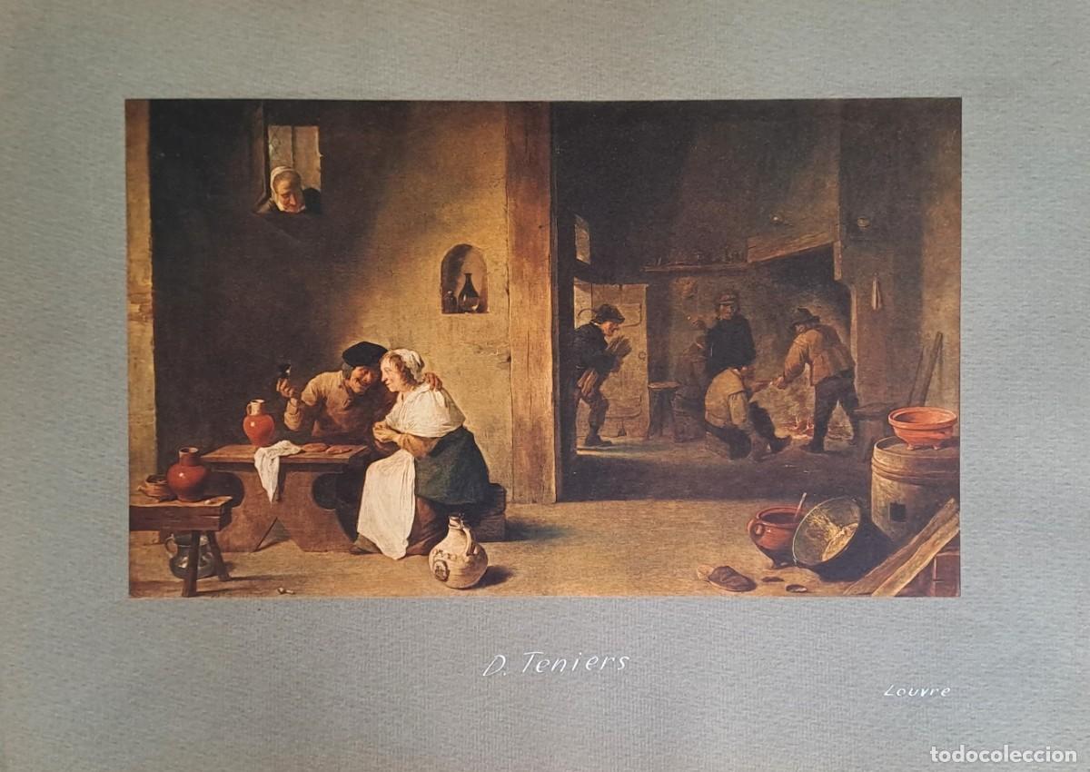 Coleccionismo: REPRODUCCION DE LAMINA ARTISTICA SOBRE CARTULINA D. TENIERS LOUVRE. LAMINARTE-098