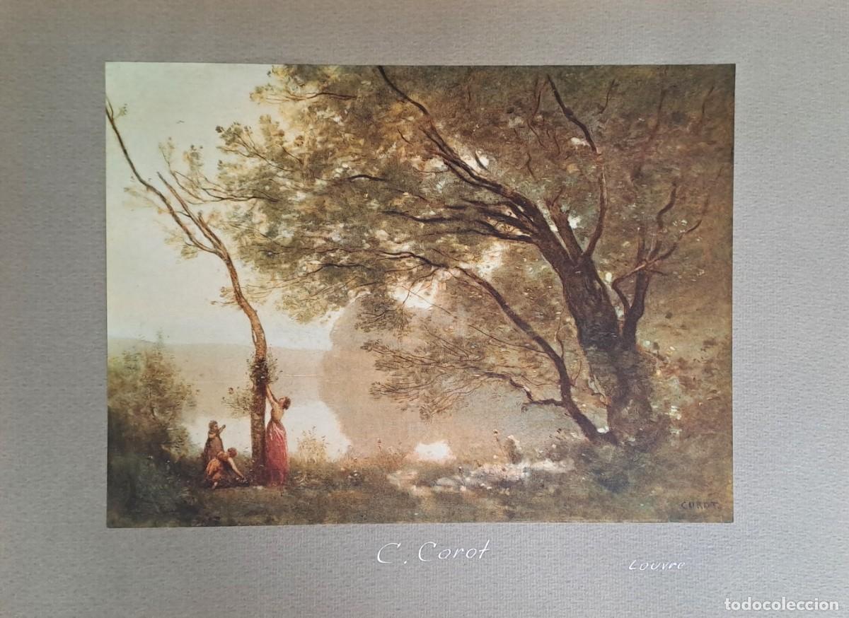 Coleccionismo: REPRODUCCION DE LAMINA ARTISTICA SOBRE CARTULINA C. COROT LOUVRE. LAMINARTE-102