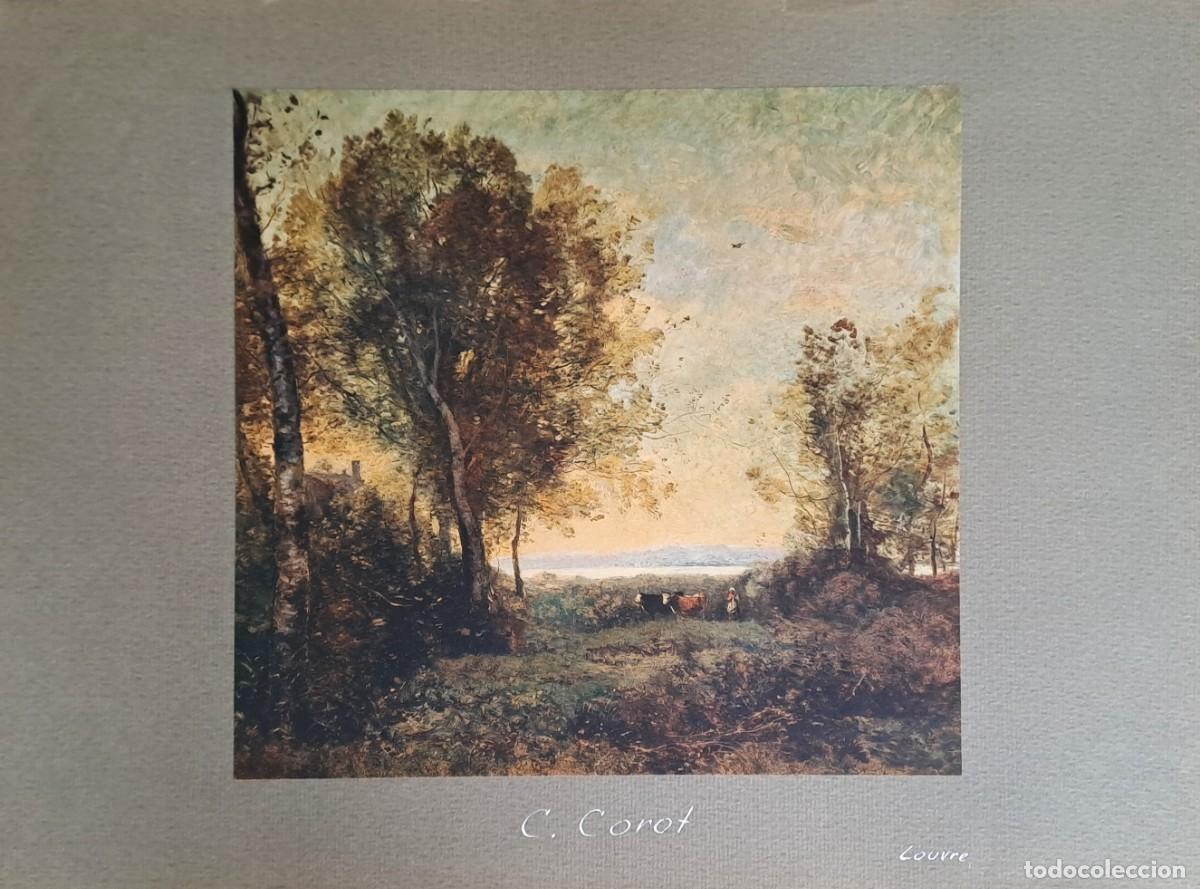 Coleccionismo: REPRODUCCION DE LAMINA ARTISTICA SOBRE CARTULINA C. COROT LOUVRE. LAMINARTE-103