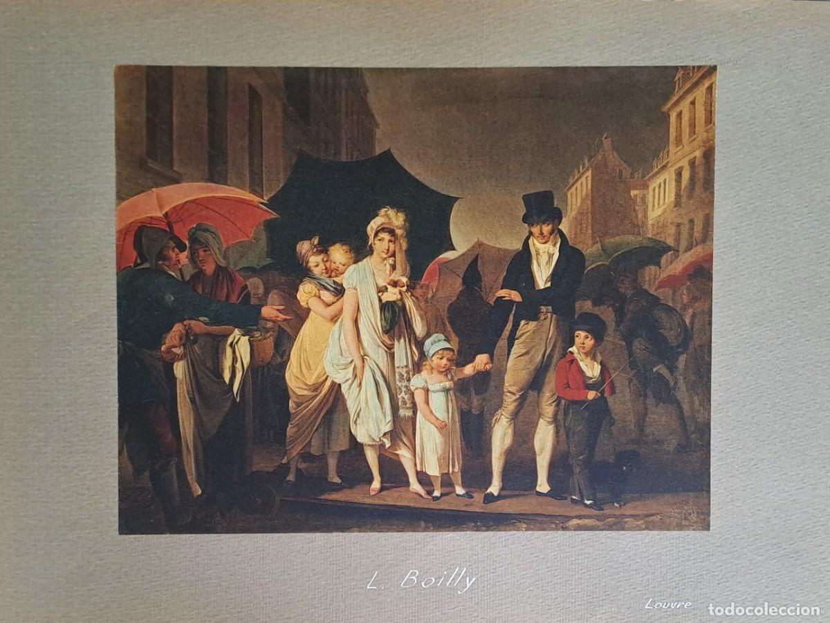 Coleccionismo: REPRODUCCION DE LAMINA ARTISTICA SOBRE CARTULINA L. BOILLY LOUVRE. LAMINARTE-109