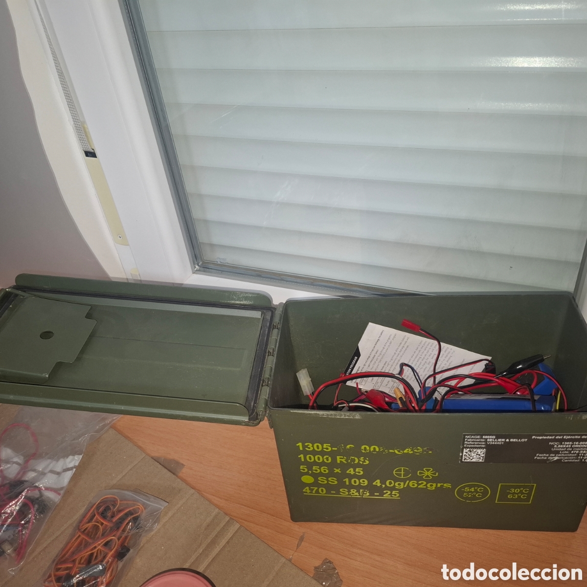 Coleccionismo: Cajas de municion del ej&eacute;rcito hermeticas - Foto 2