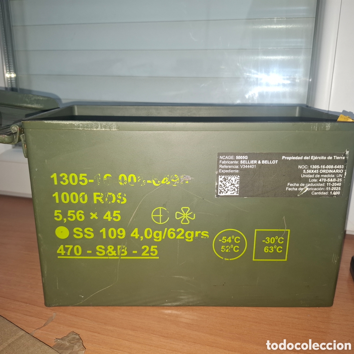 Coleccionismo: Cajas de municion del ej&eacute;rcito hermeticas - Foto 3