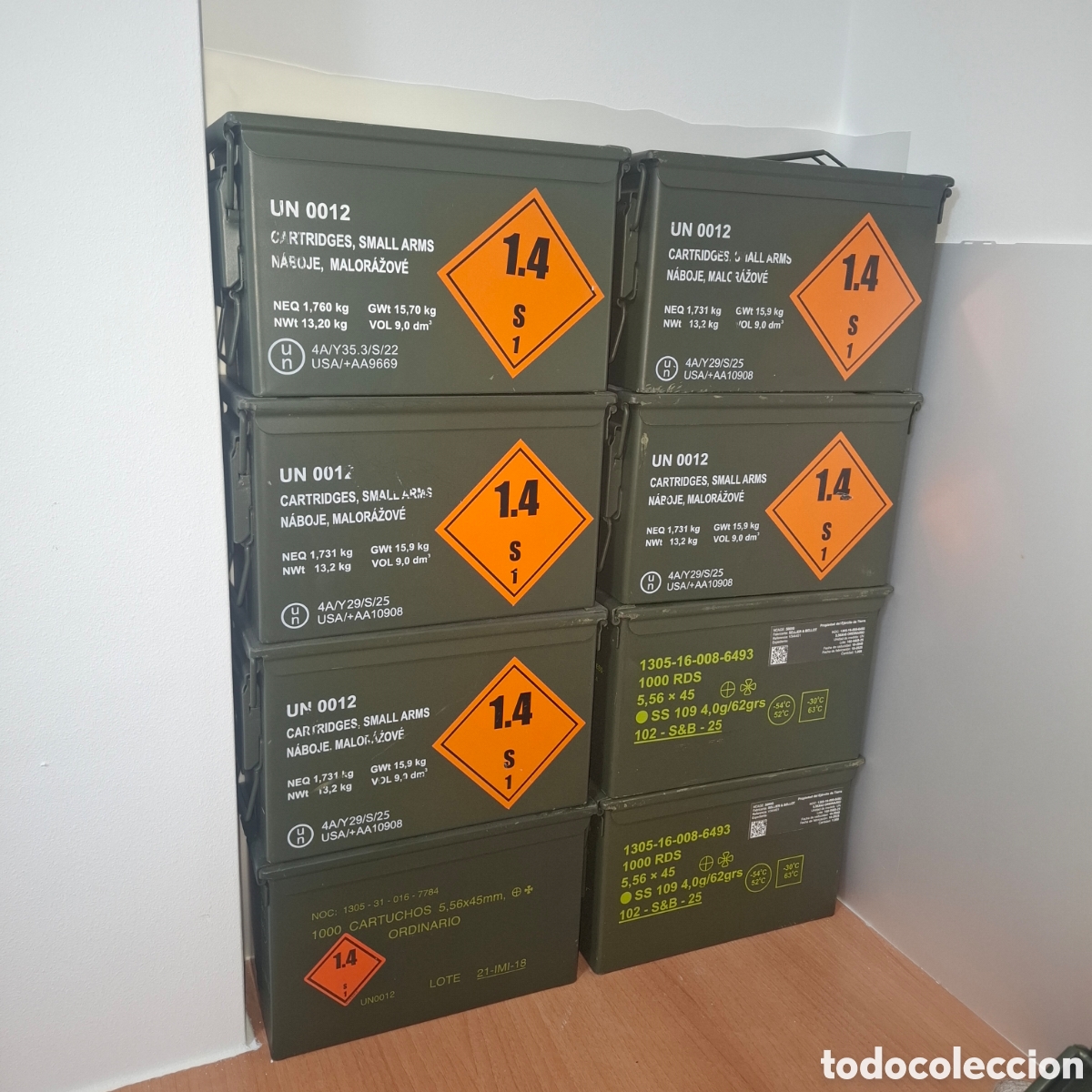 Sammeln: Cajas de municion del ej&eacute;rcito hermeticas