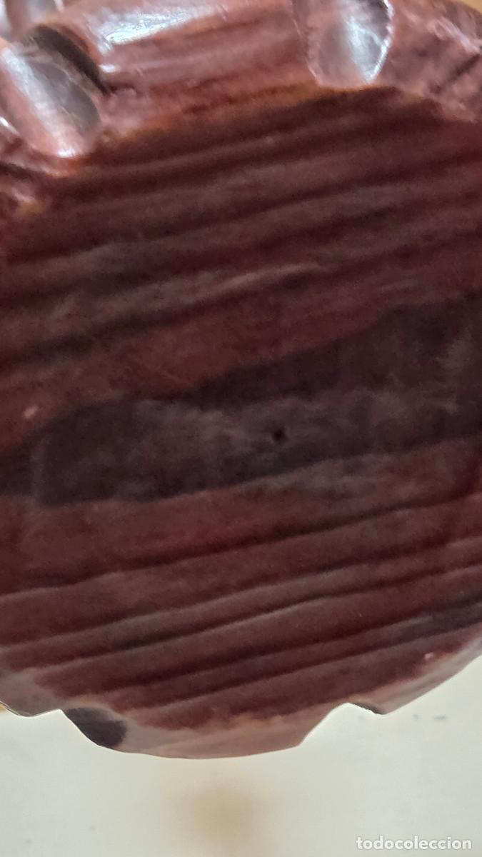 Coleccionismo: portavela de madera vintage - Foto 5