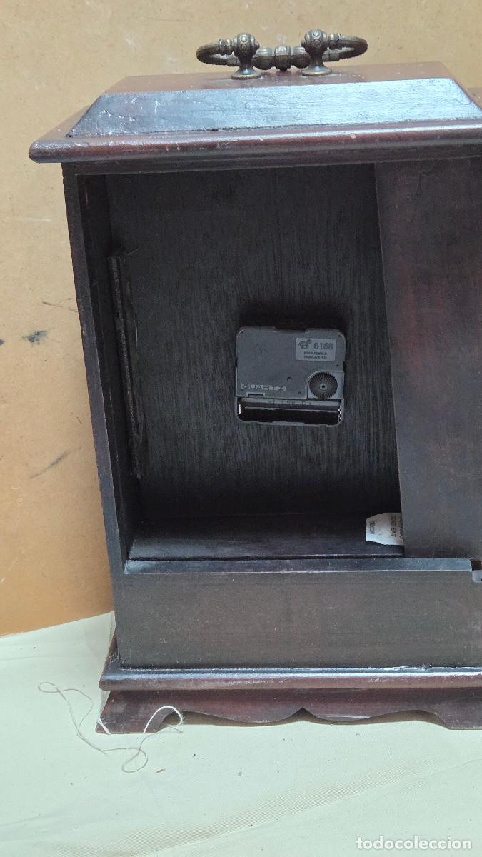 Coleccionismo: reloj de madera de mesa - Foto 7