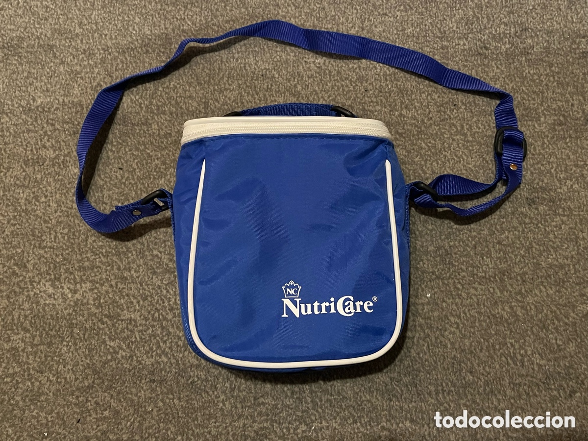 Coleccionismo: Bolso / bandolera / lonchera / merendera NUTRI CARE. Azul