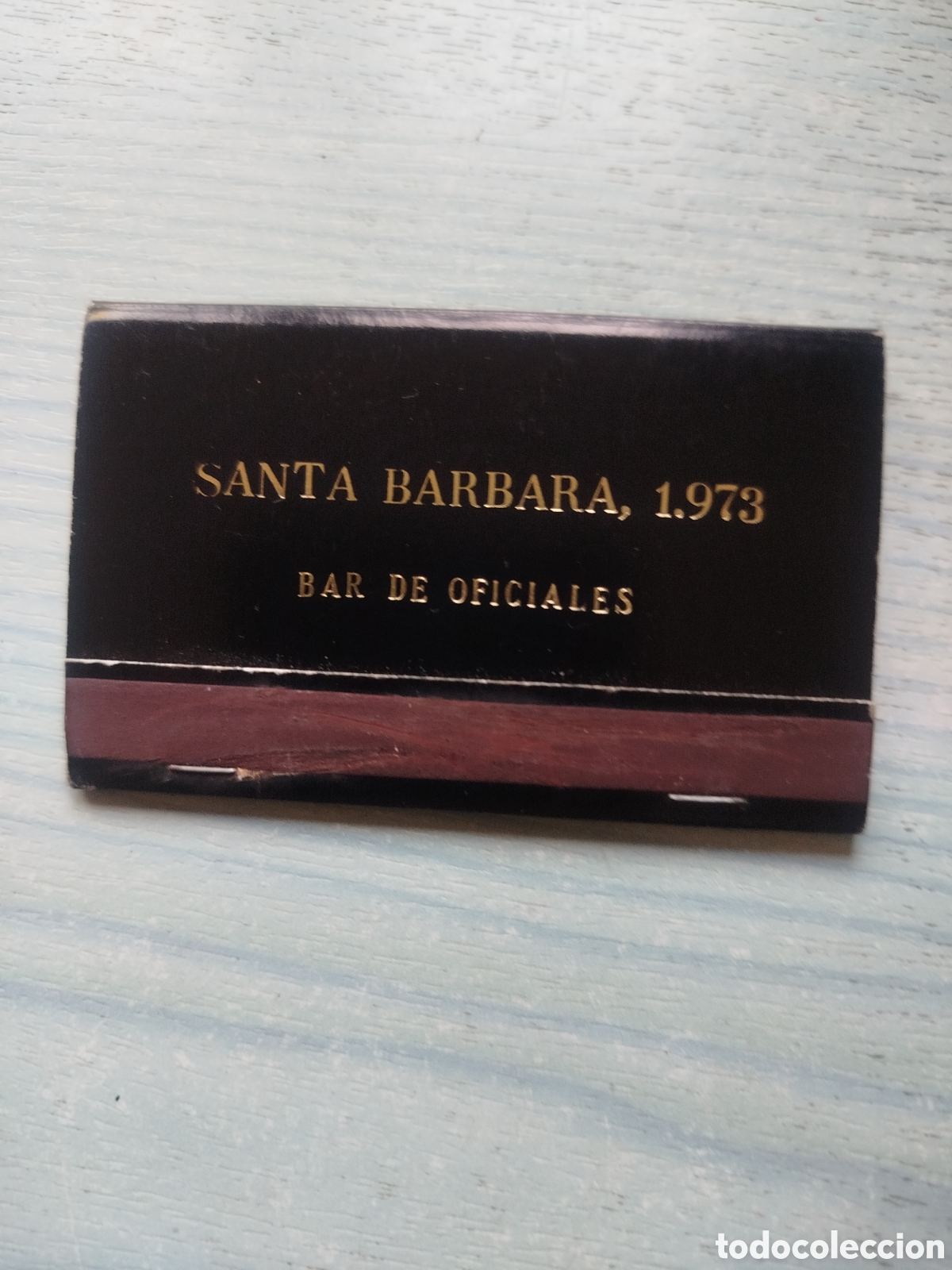 Coleccionismo: Cerillas militar.santa b&aacute;rbara.1973bar oficiales