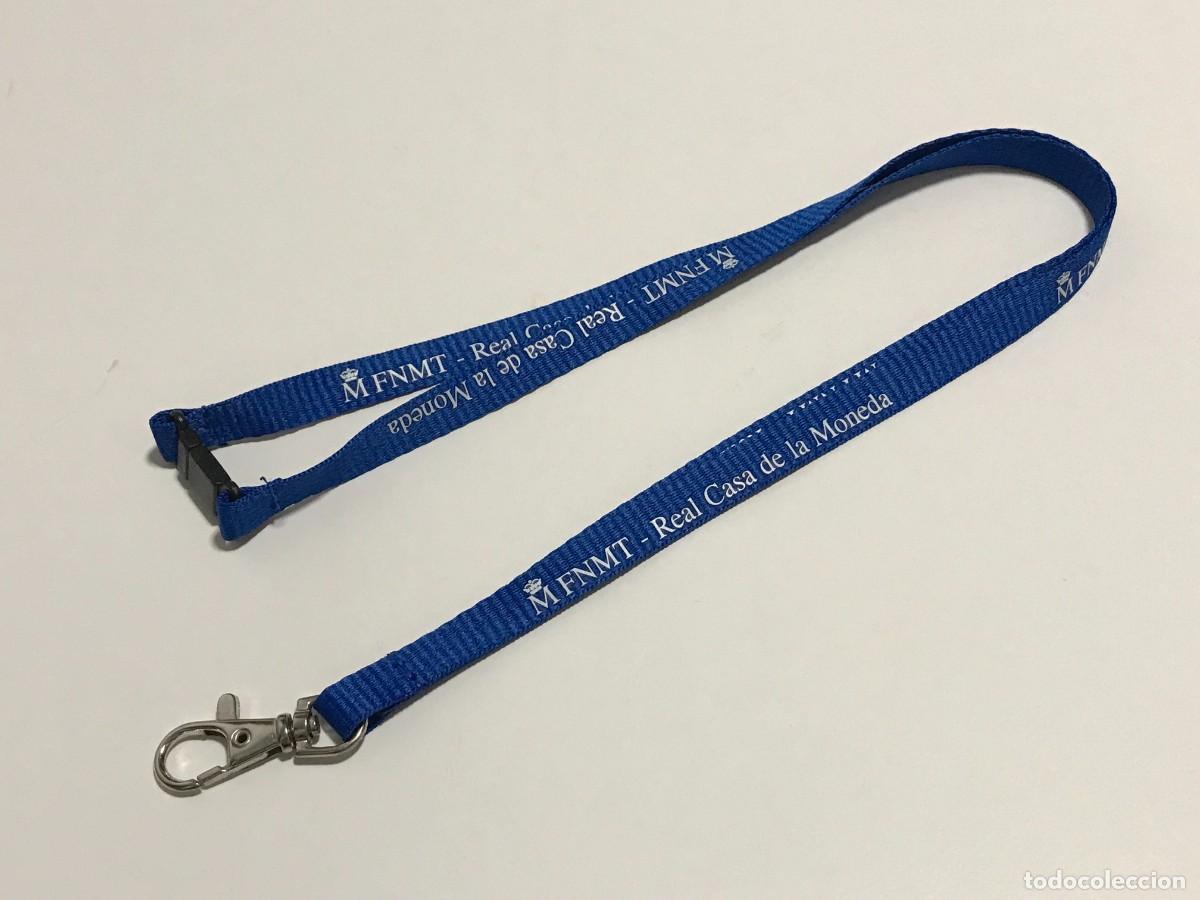 Coleccionismo: LANYARD CINTA COLGANTE, REAL CASA DE LA MONEDA FNMT (2)