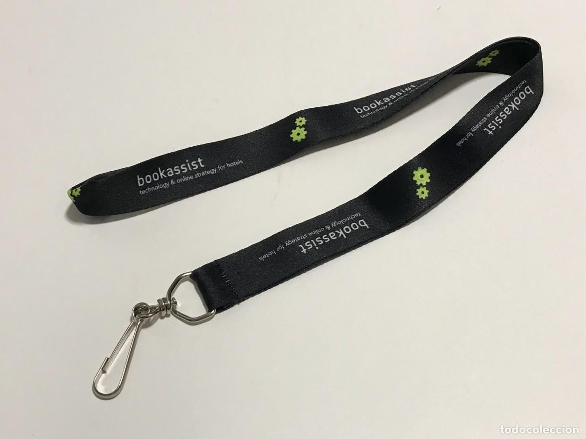 Coleccionismo: LANYARD CINTA COLGANTE, TECNOLOGIA EN HOTELES BOOKASSIST