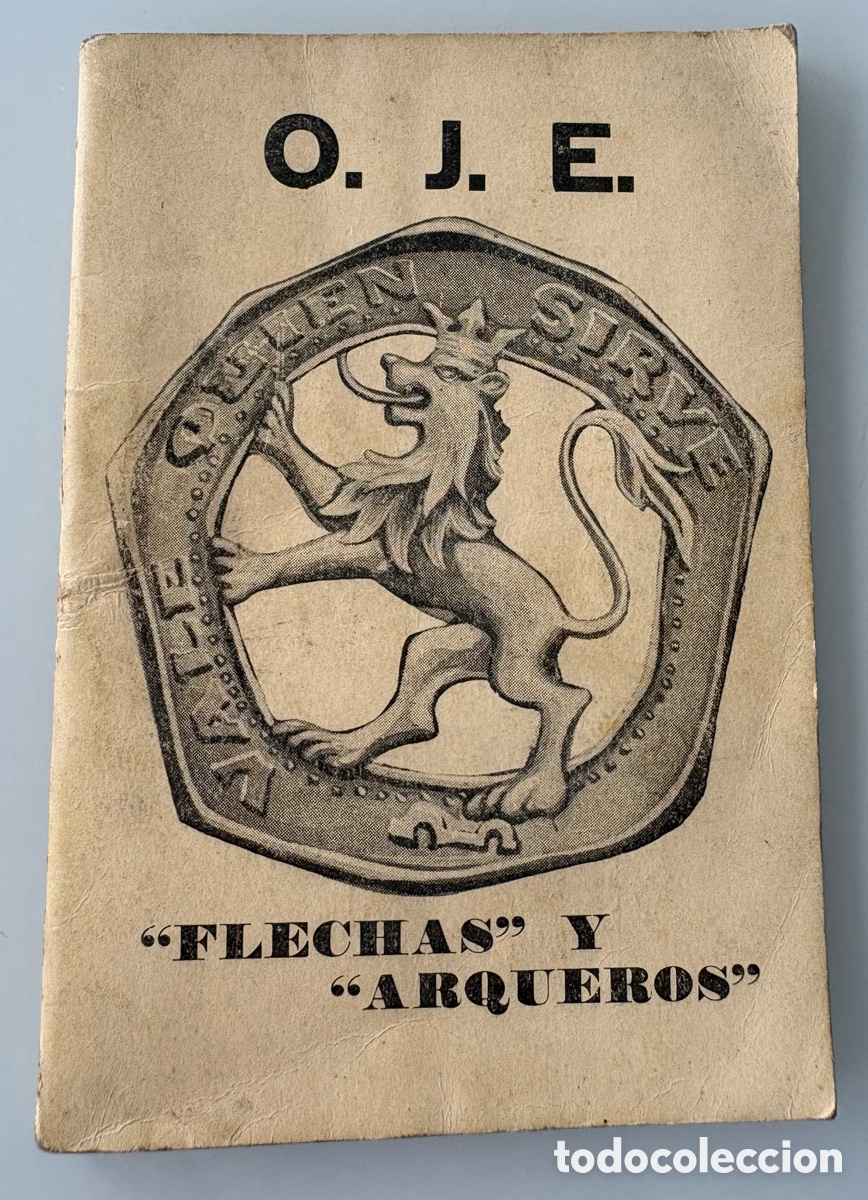 Coleccionismo: Cartilla Organizaci&oacute;n Juvenil Espa&ntilde;ola. O.J.E. folleto de pruebas /actividades de la O.J.E.