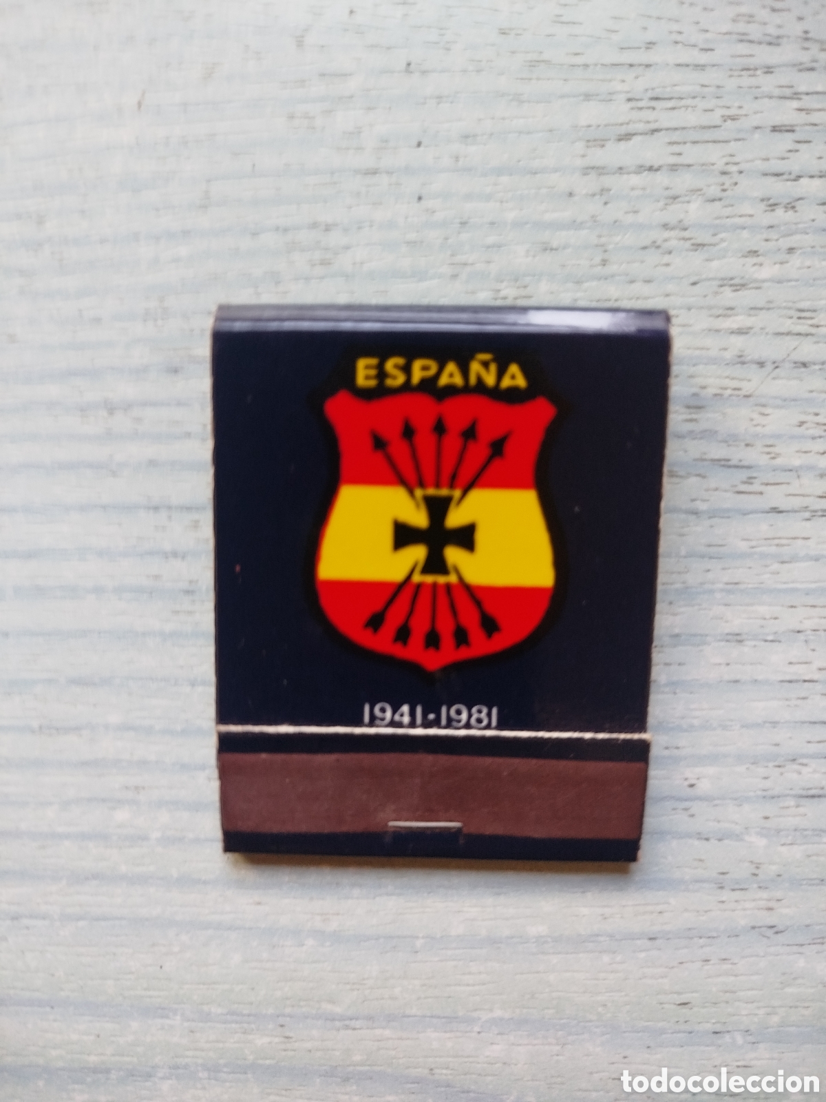 Coleccionismo: Cerillas militar divisi&oacute;n azul