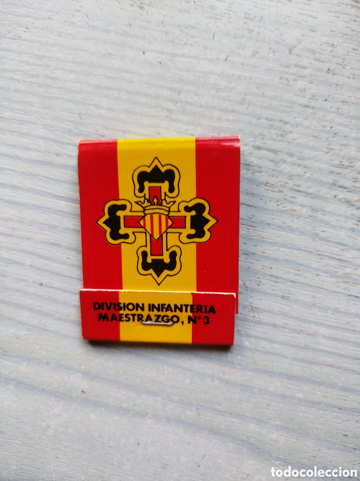 Coleccionismo: Cerillas milano div.infanteria maestrazgo n3